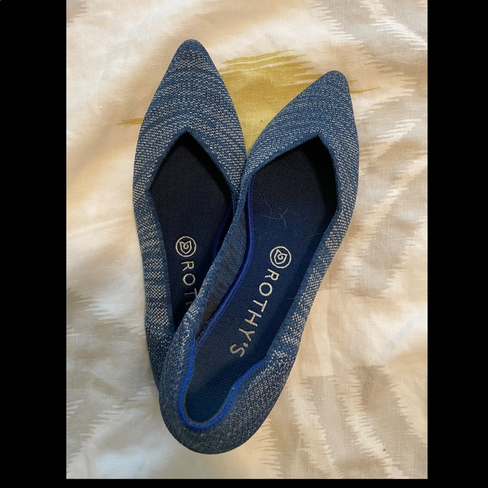 Rothy’s Indigo Heather Point *discontinued*!